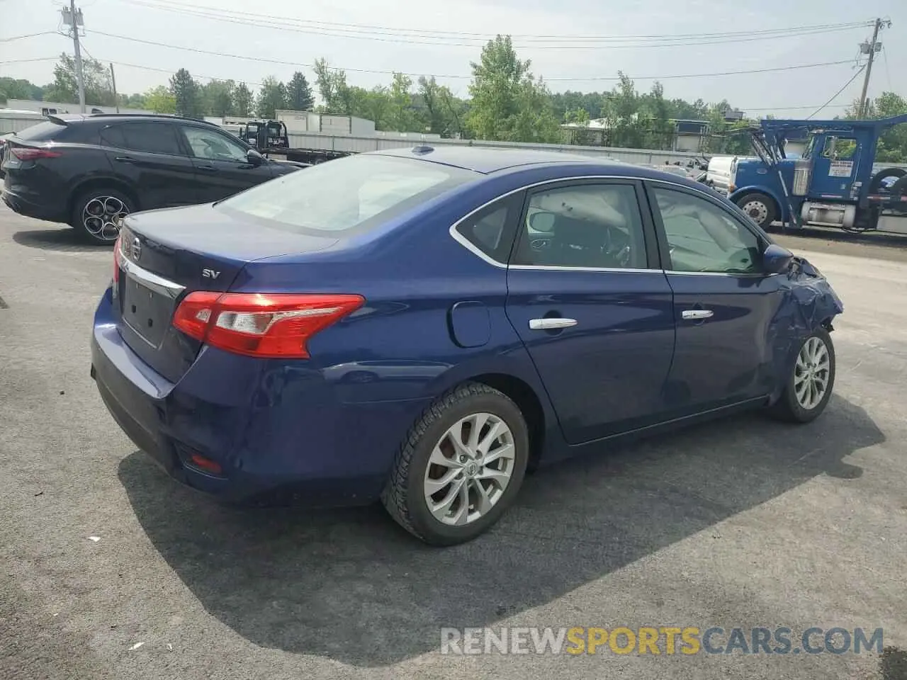 3 fotografías del automóvil dañado 3N1AB7APXKY364828 NISSAN SENTRA 2019
