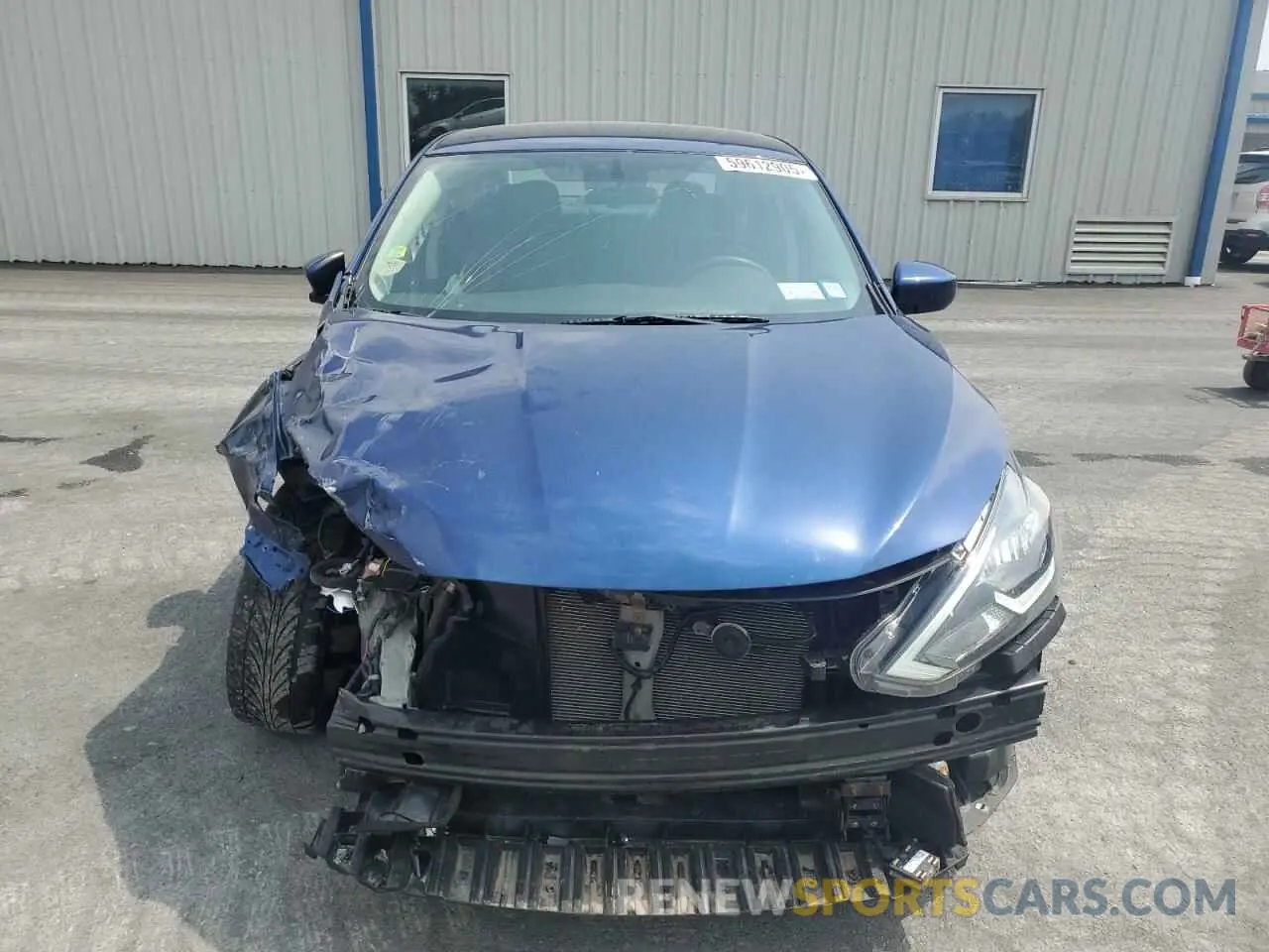 5 fotografías del automóvil dañado 3N1AB7APXKY364828 NISSAN SENTRA 2019