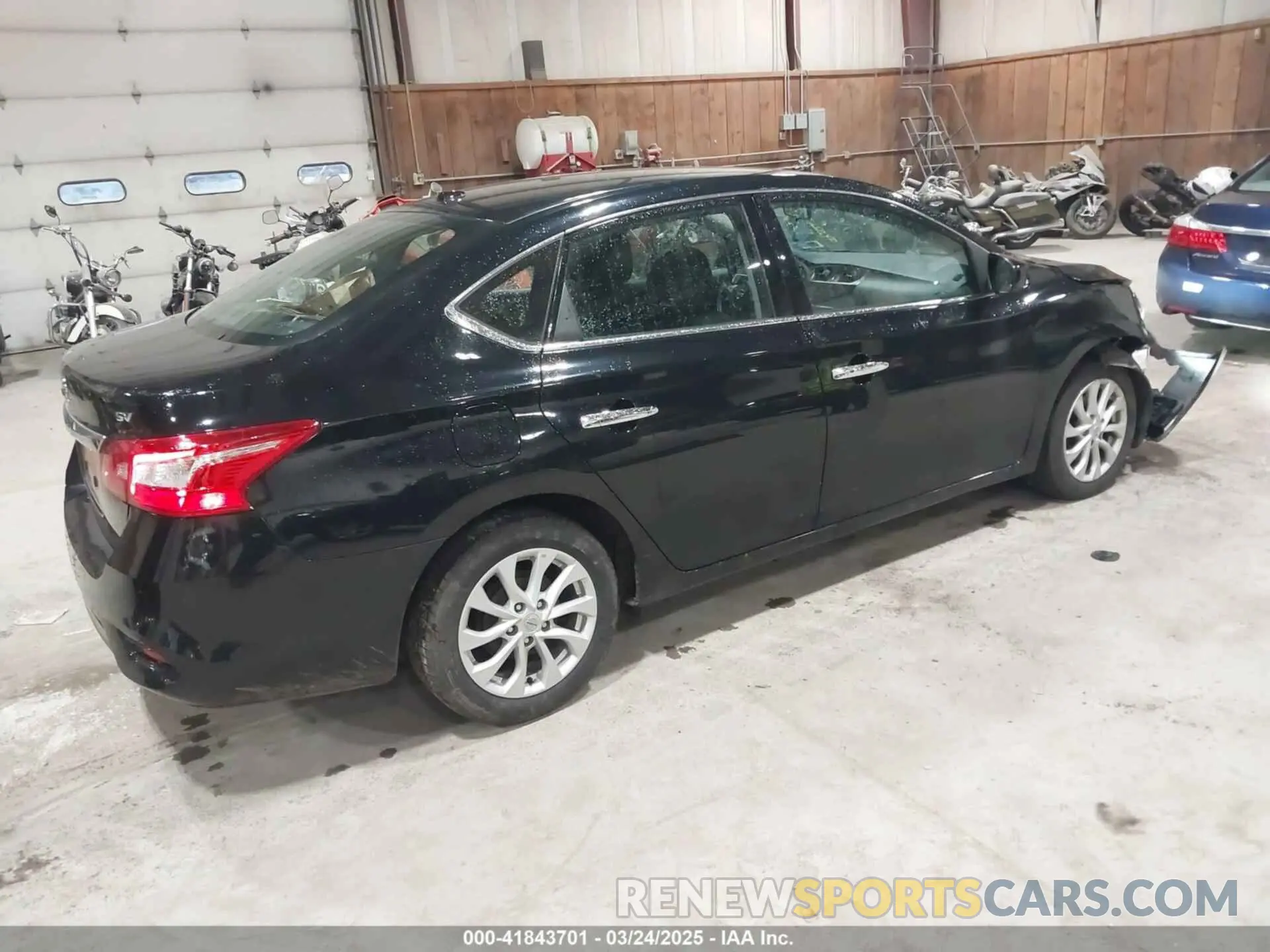 4 fotografías del automóvil dañado 3N1AB7APXKY365980 NISSAN SENTRA 2019