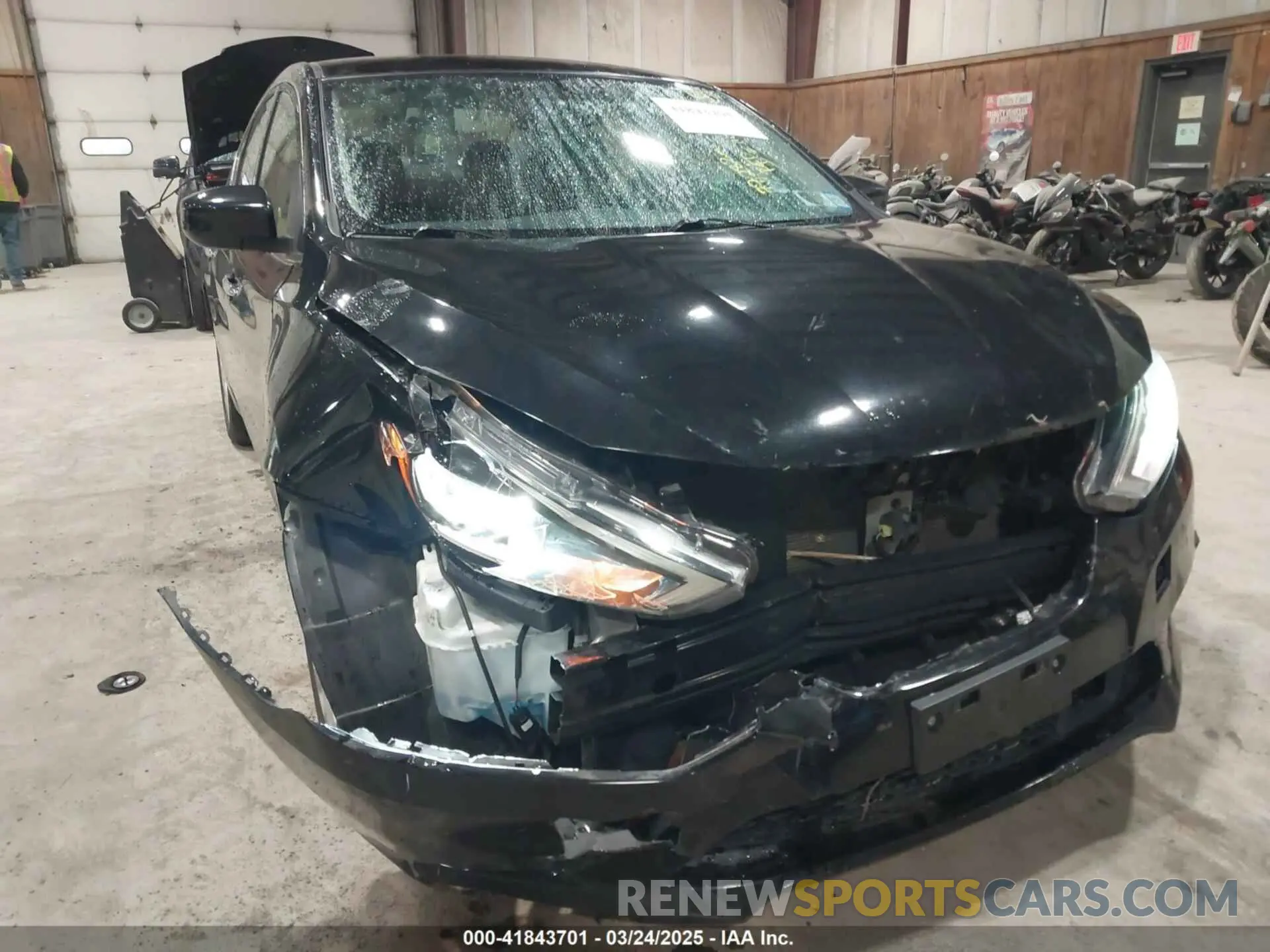 6 fotografías del automóvil dañado 3N1AB7APXKY365980 NISSAN SENTRA 2019