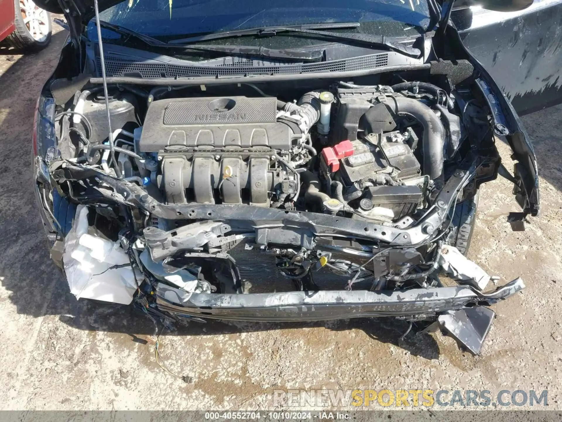 10 fotografías del automóvil dañado 3N1AB7APXKY366465 NISSAN SENTRA 2019