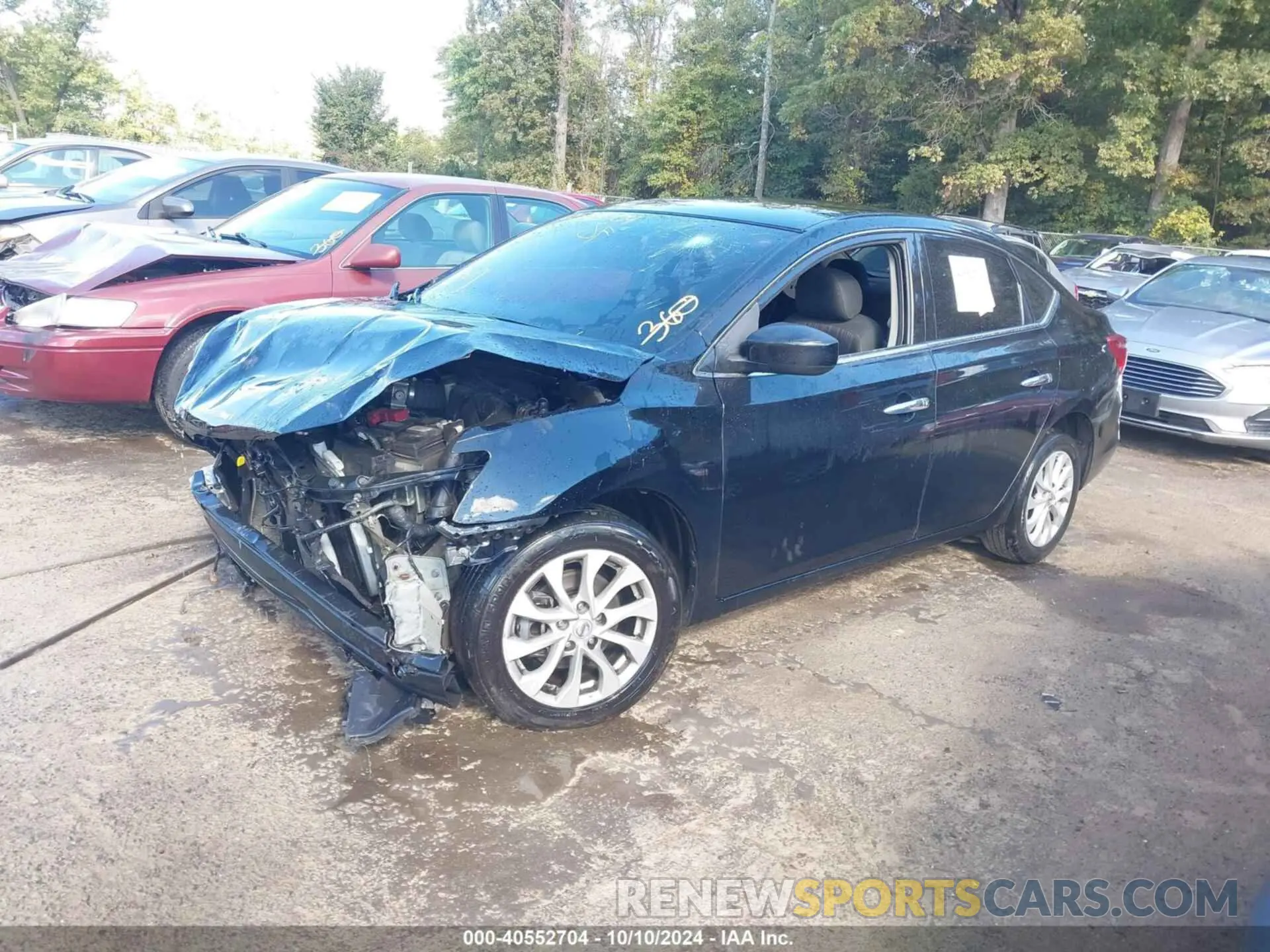 2 fotografías del automóvil dañado 3N1AB7APXKY366465 NISSAN SENTRA 2019