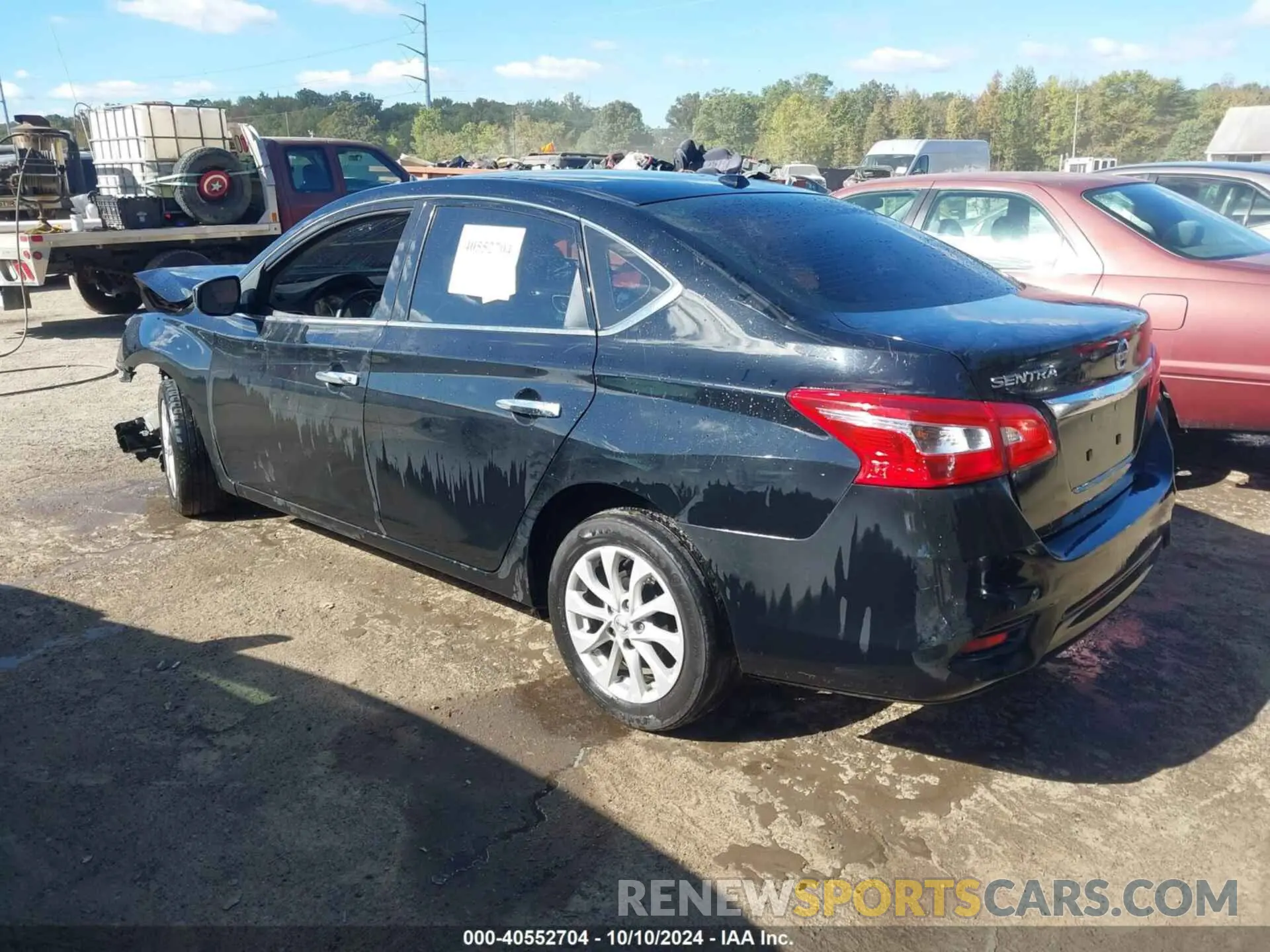 3 fotografías del automóvil dañado 3N1AB7APXKY366465 NISSAN SENTRA 2019