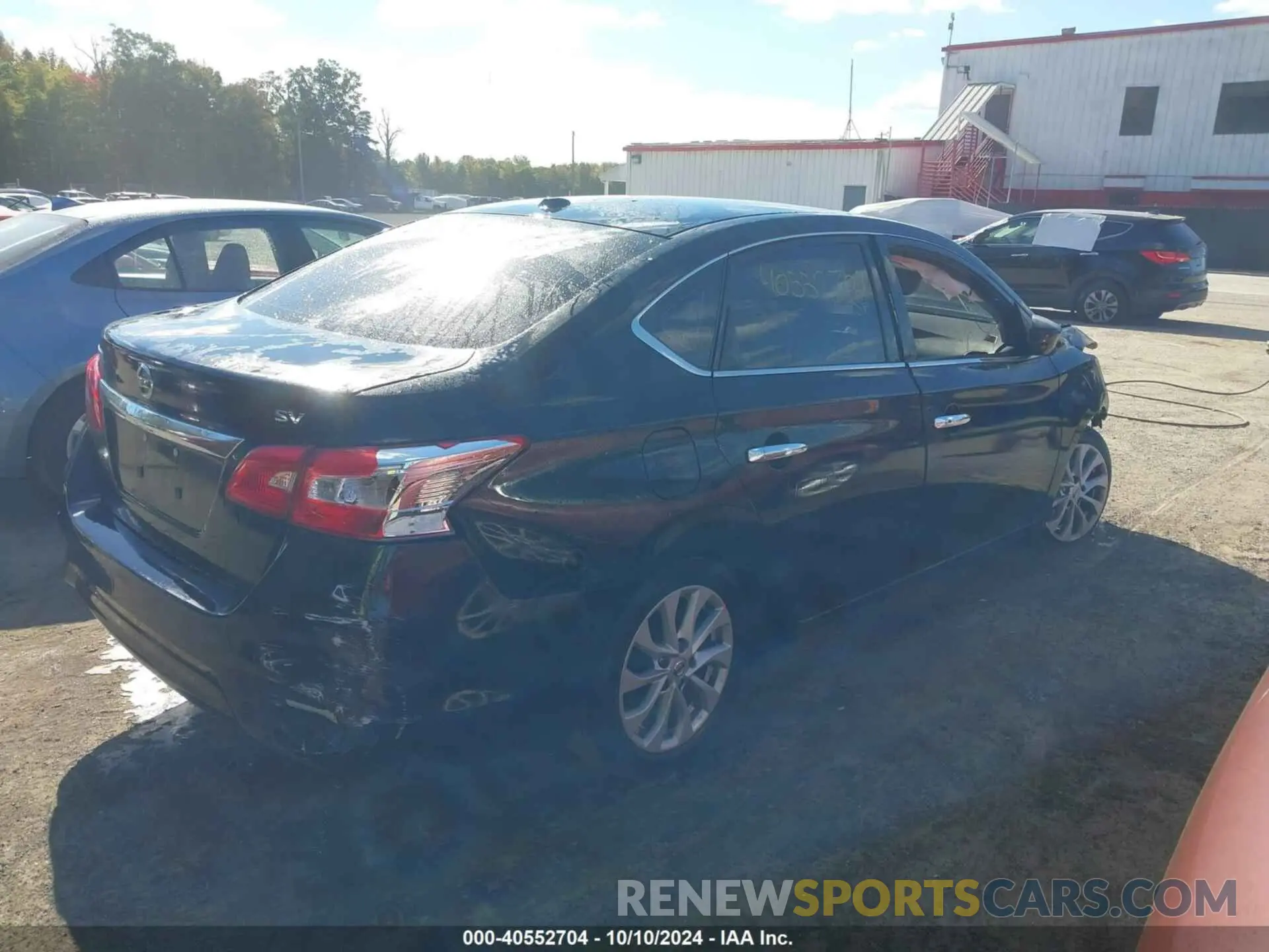 4 fotografías del automóvil dañado 3N1AB7APXKY366465 NISSAN SENTRA 2019