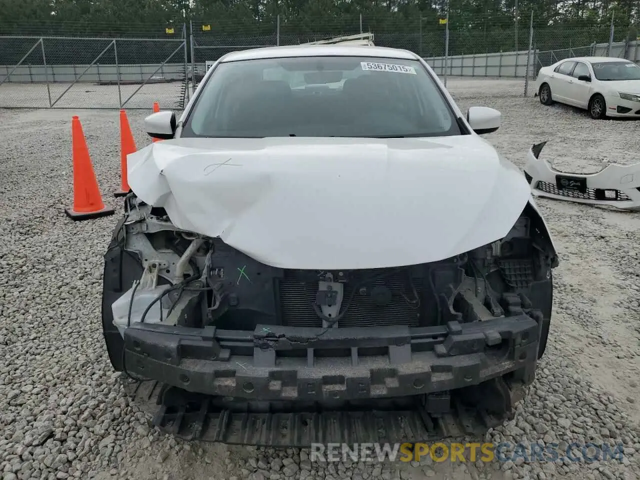 5 fotografías del automóvil dañado 3N1AB7APXKY367065 NISSAN SENTRA 2019