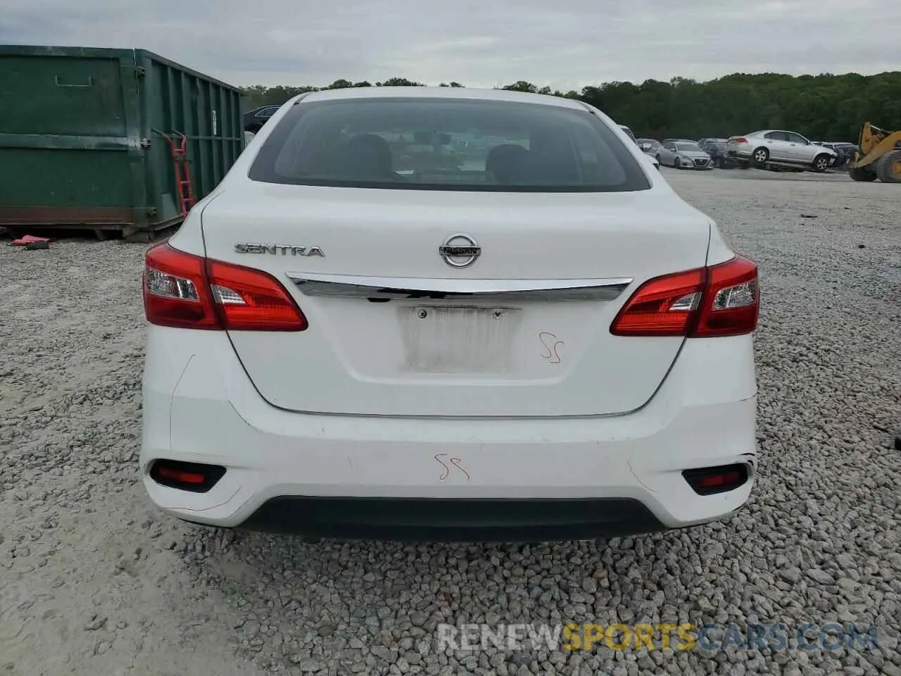 6 fotografías del automóvil dañado 3N1AB7APXKY367065 NISSAN SENTRA 2019