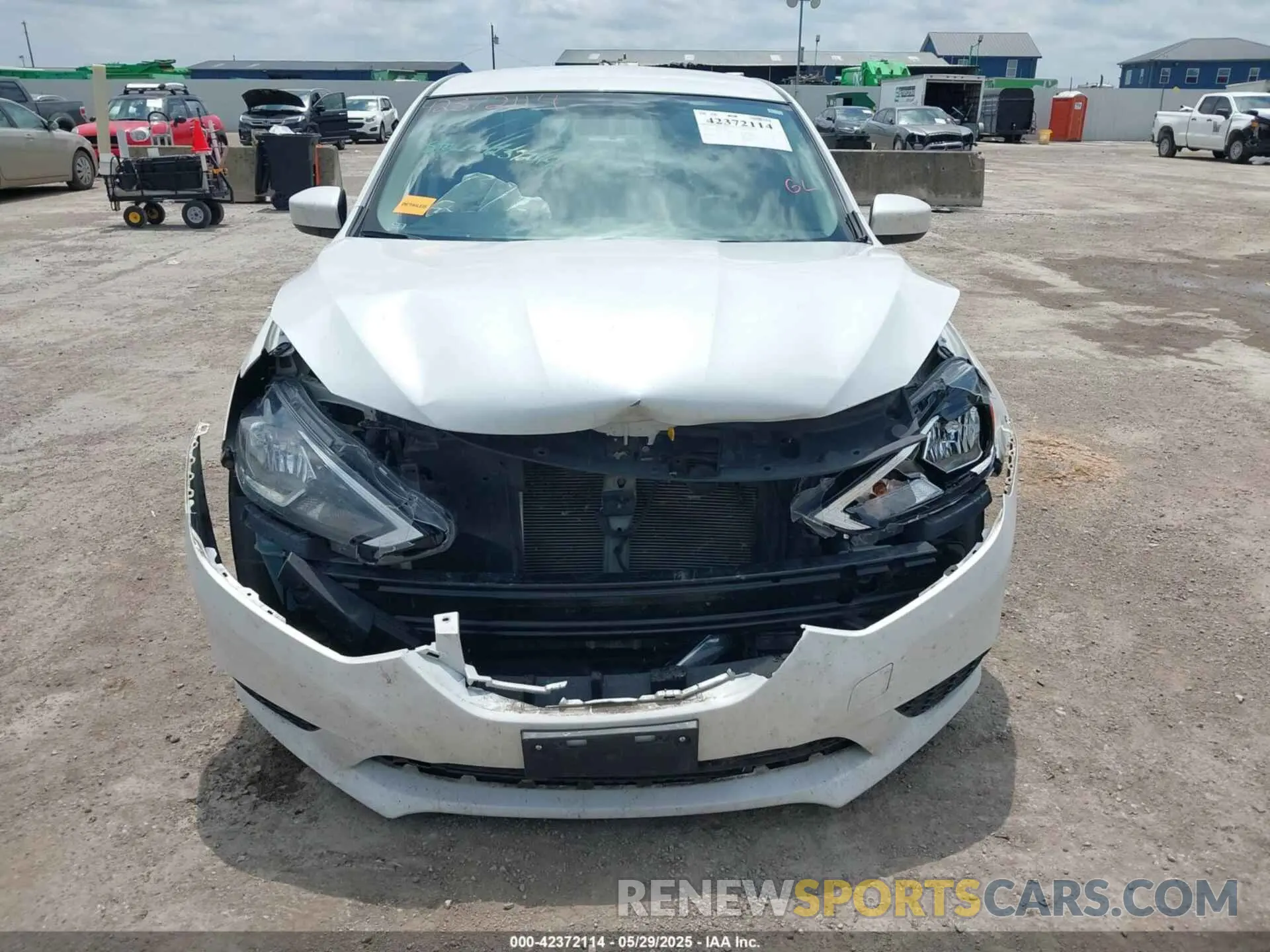 12 fotografías del automóvil dañado 3N1AB7APXKY378891 NISSAN SENTRA 2019