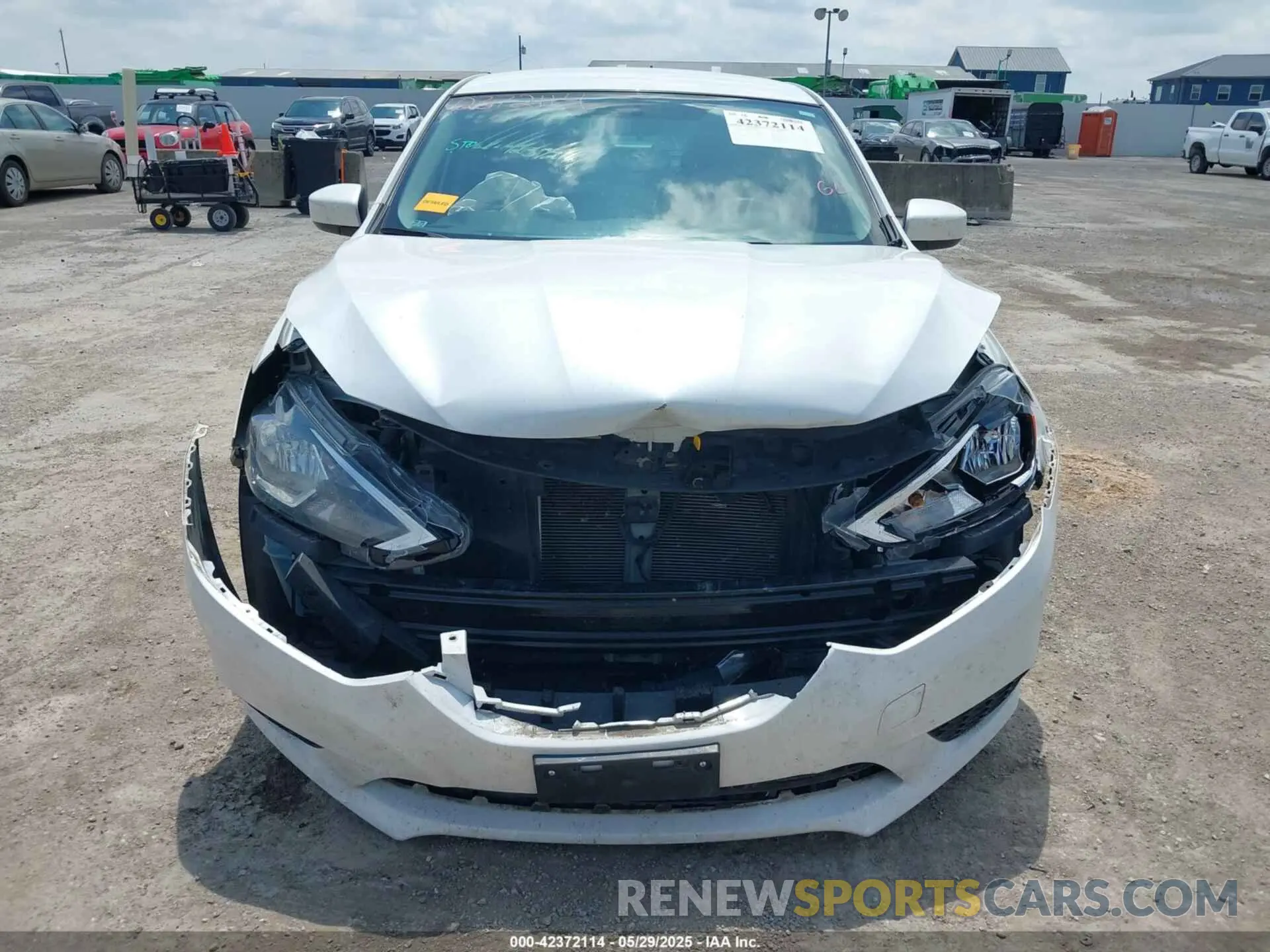 6 fotografías del automóvil dañado 3N1AB7APXKY378891 NISSAN SENTRA 2019