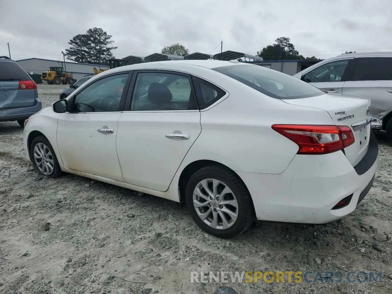 2 fotografías del automóvil dañado 3N1AB7APXKY379720 NISSAN SENTRA 2019