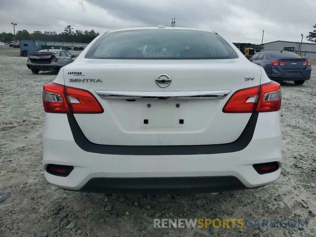 6 fotografías del automóvil dañado 3N1AB7APXKY379720 NISSAN SENTRA 2019