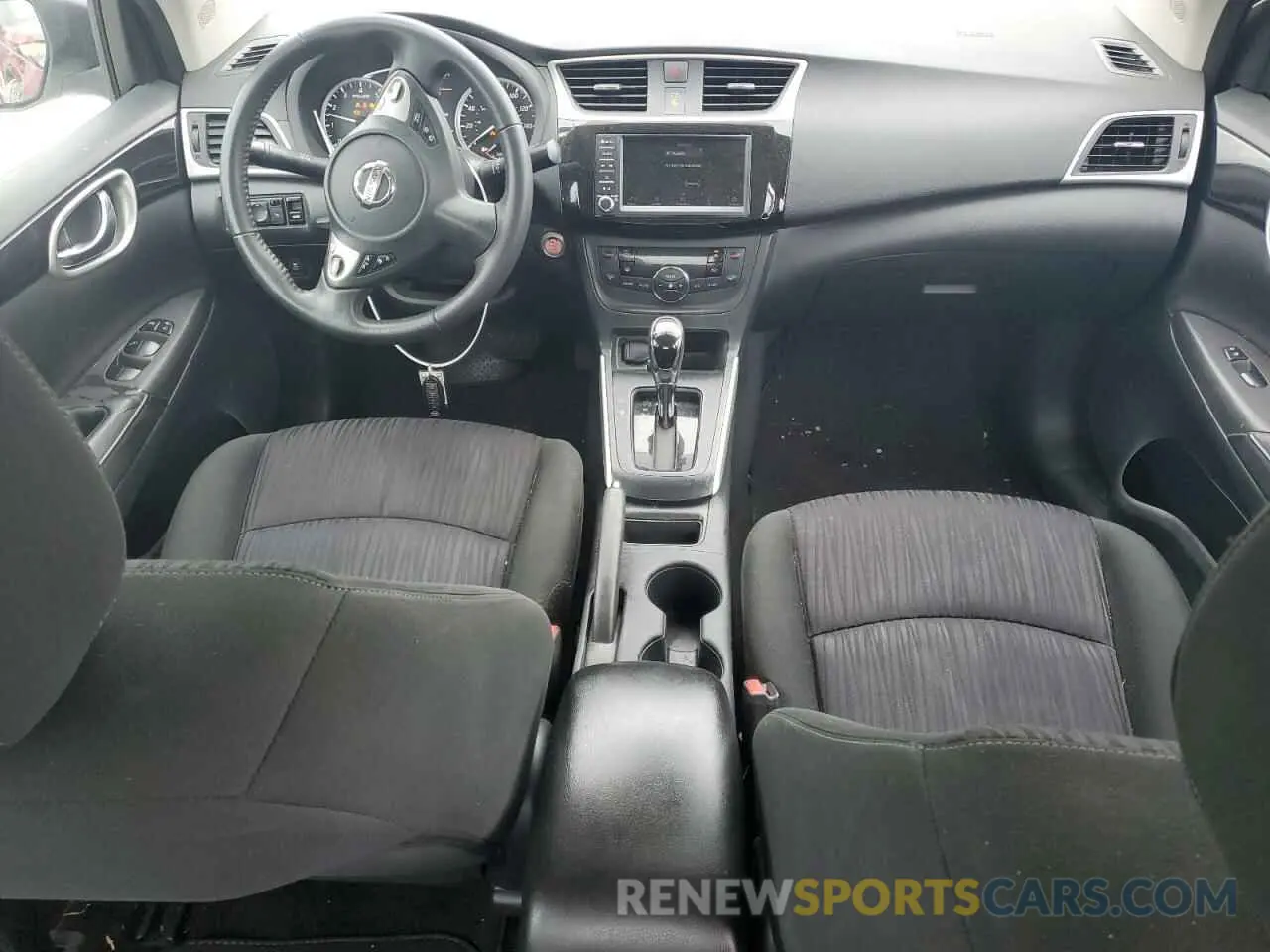 8 fotografías del automóvil dañado 3N1AB7APXKY379720 NISSAN SENTRA 2019