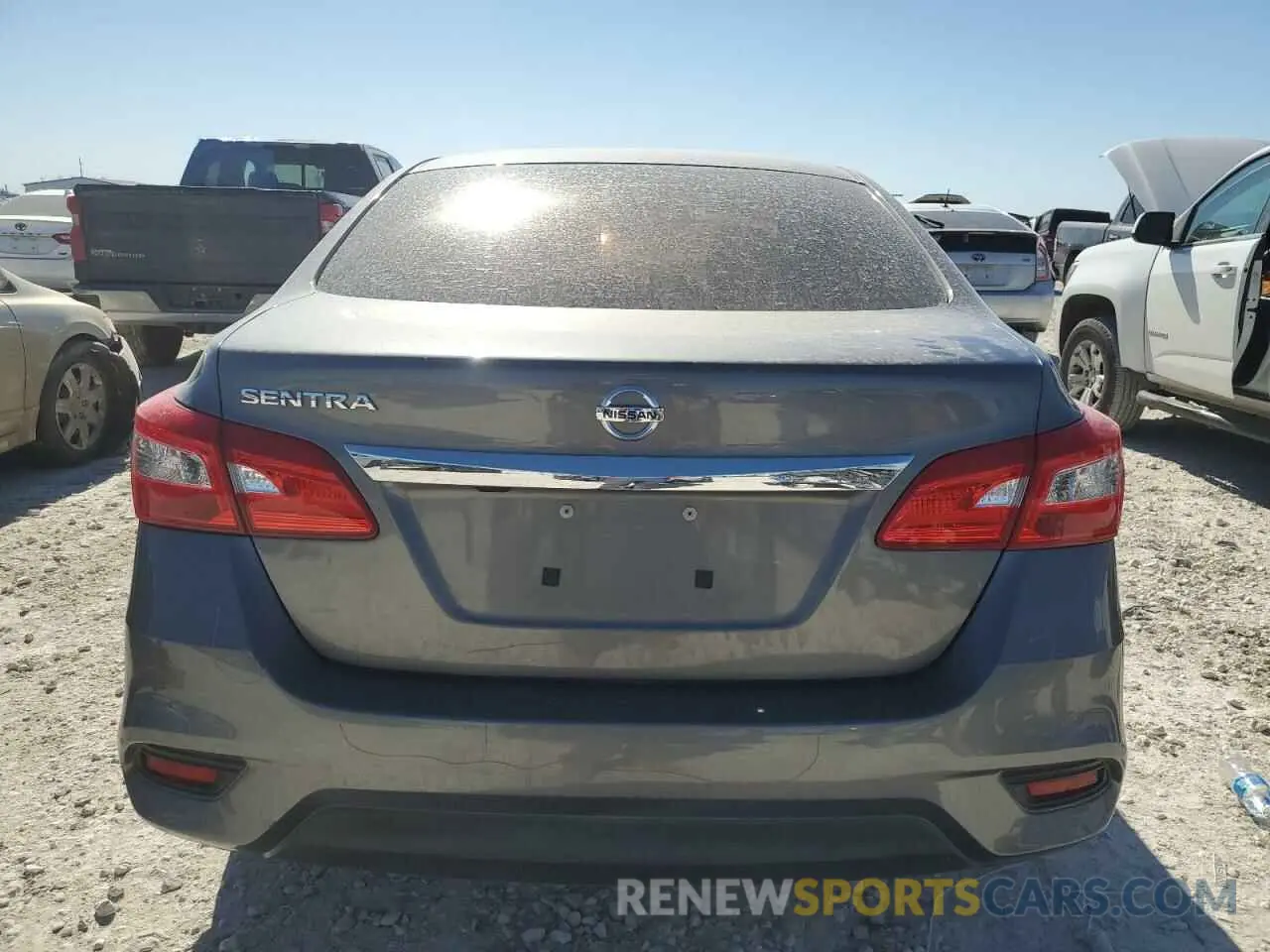 6 fotografías del automóvil dañado 3N1AB7APXKY381418 NISSAN SENTRA 2019