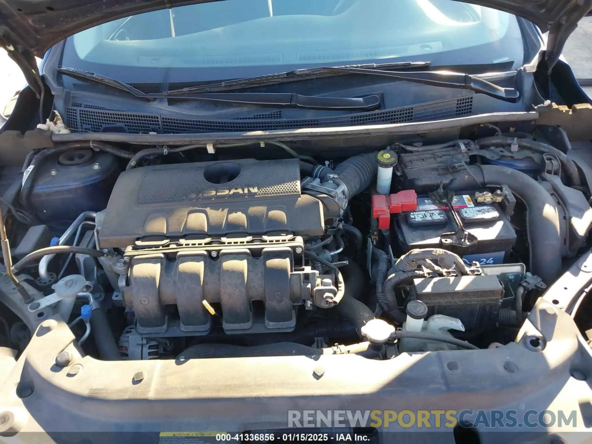 10 fotografías del automóvil dañado 3N1AB7APXKY386893 NISSAN SENTRA 2019