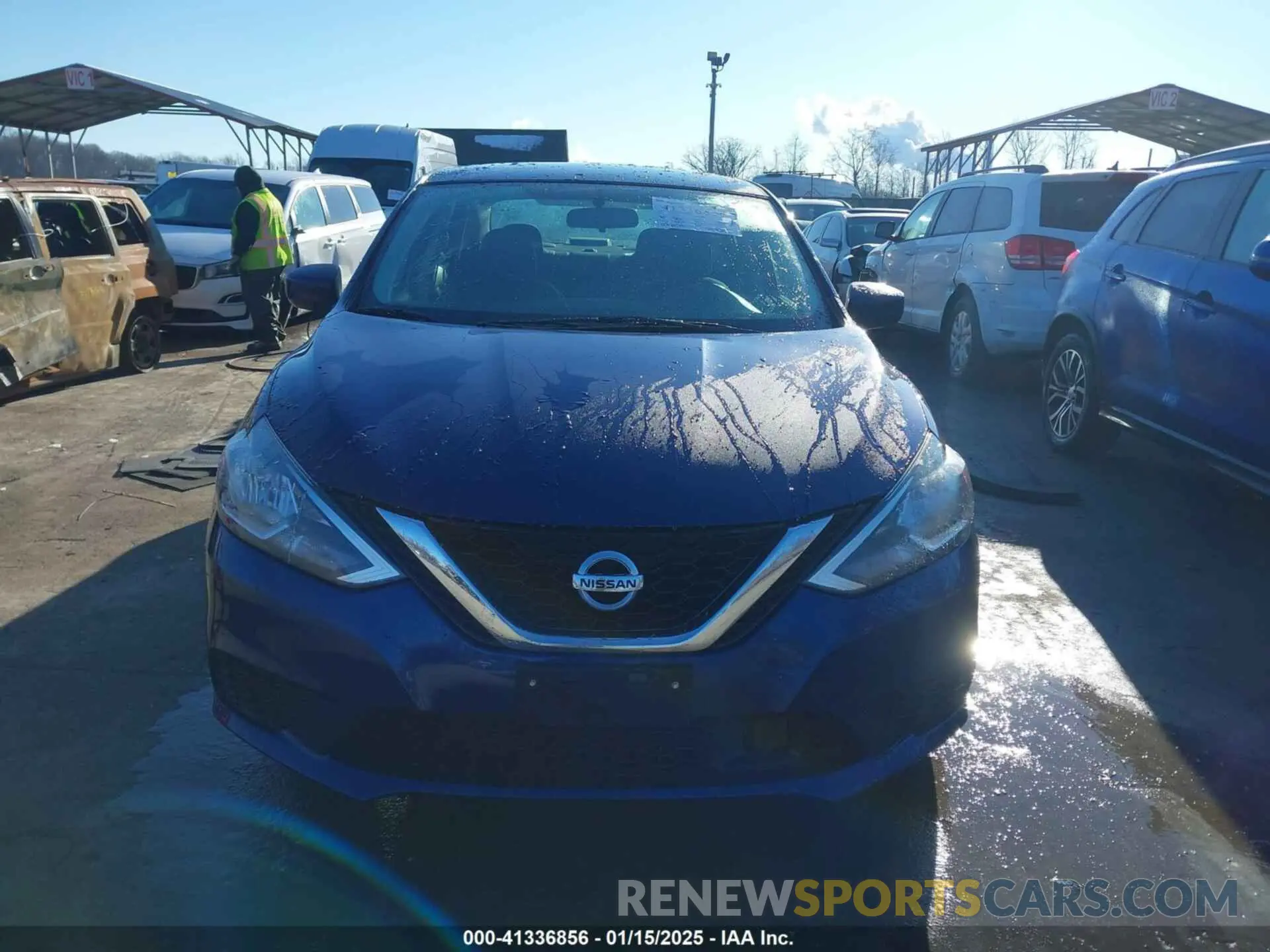 12 fotografías del automóvil dañado 3N1AB7APXKY386893 NISSAN SENTRA 2019