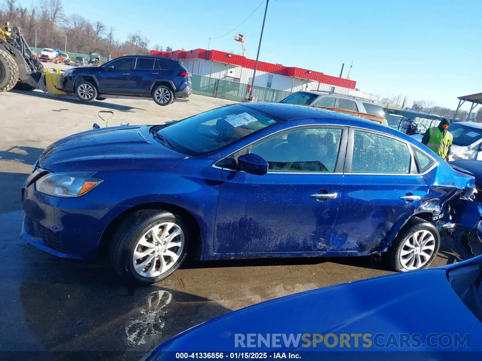 14 fotografías del automóvil dañado 3N1AB7APXKY386893 NISSAN SENTRA 2019
