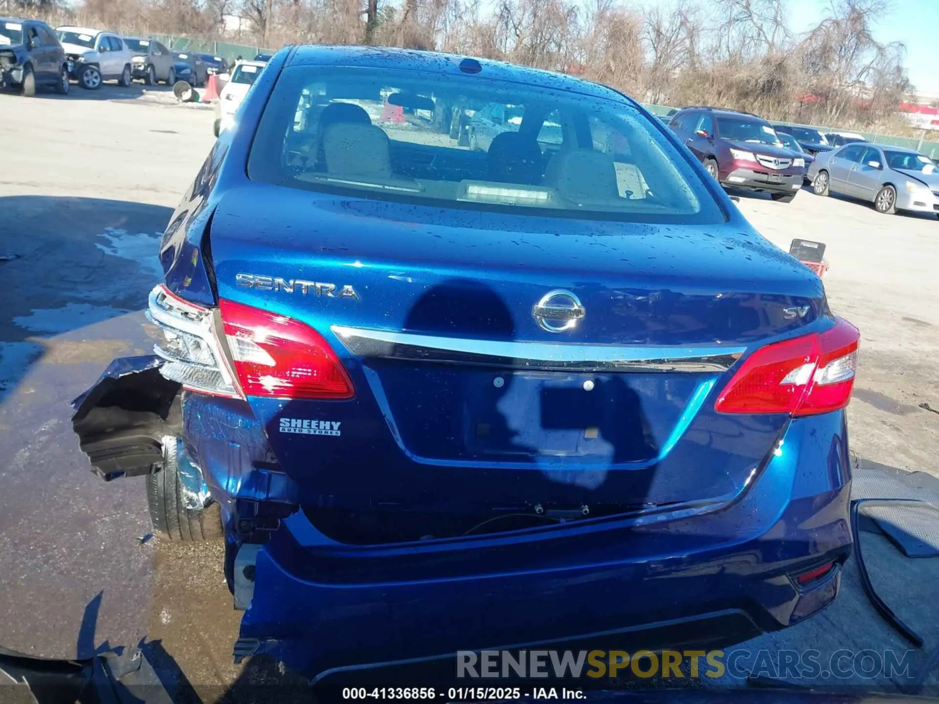 16 fotografías del automóvil dañado 3N1AB7APXKY386893 NISSAN SENTRA 2019