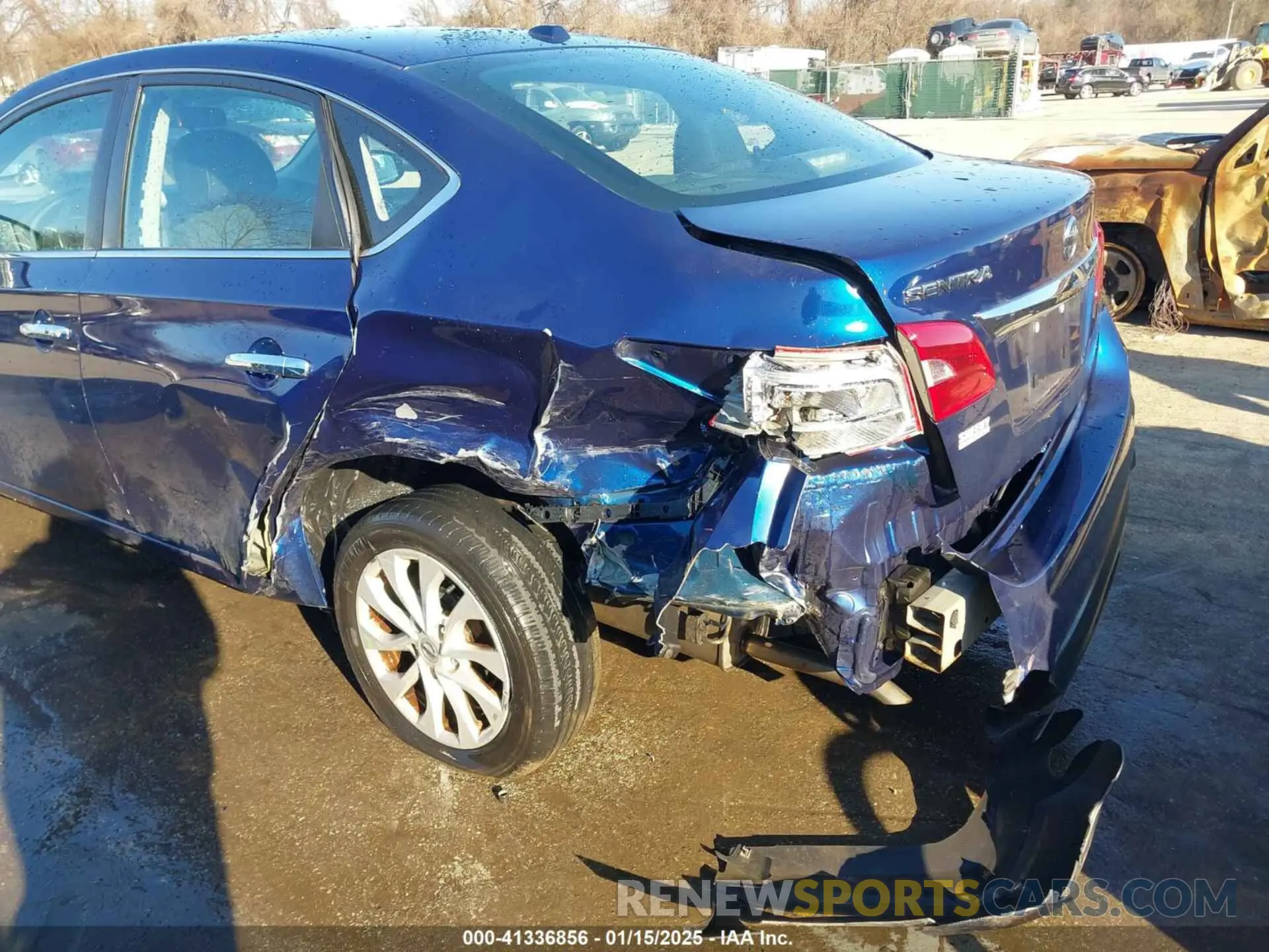 6 fotografías del automóvil dañado 3N1AB7APXKY386893 NISSAN SENTRA 2019