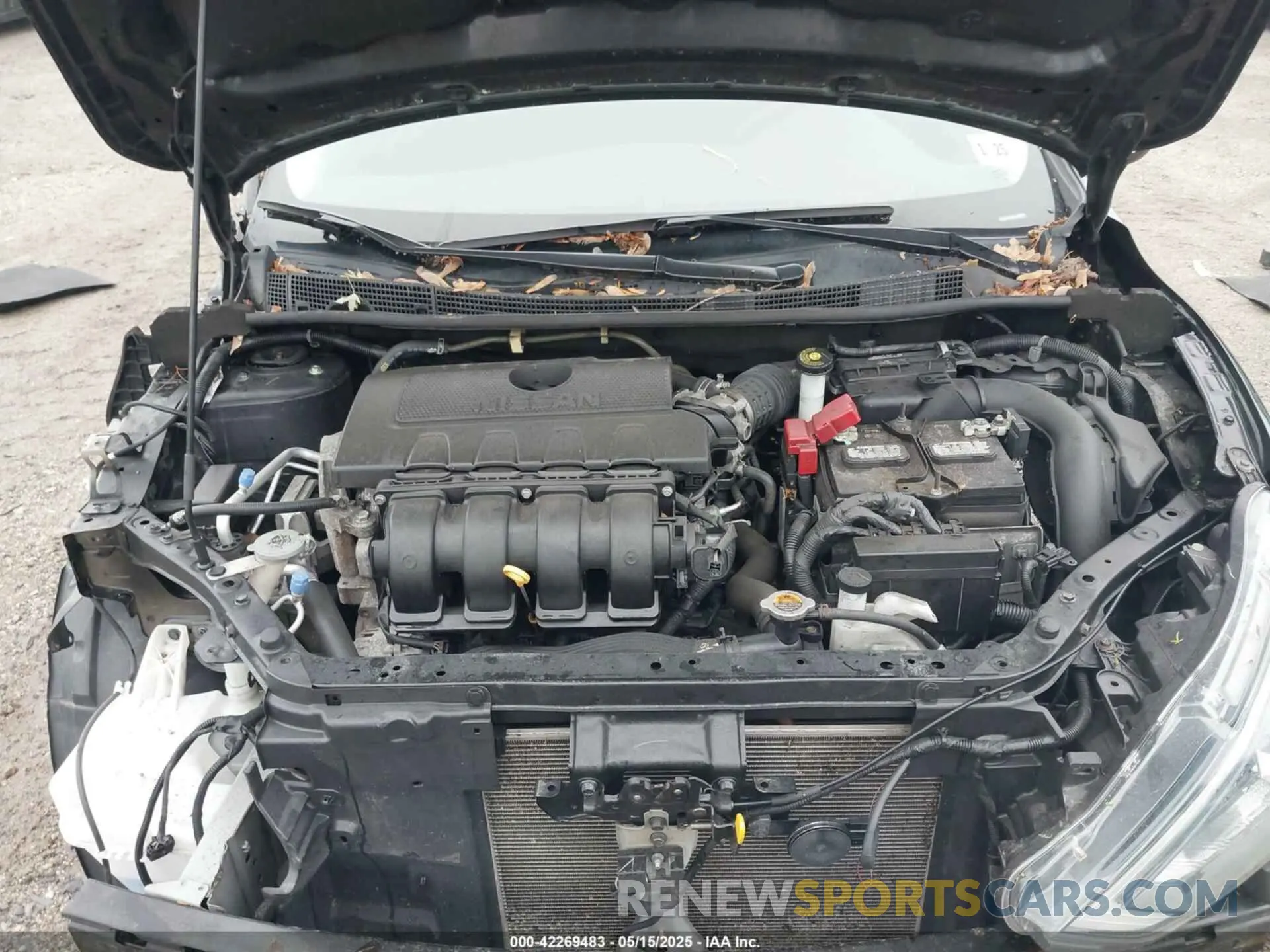 10 fotografías del automóvil dañado 3N1AB7APXKY393651 NISSAN SENTRA 2019