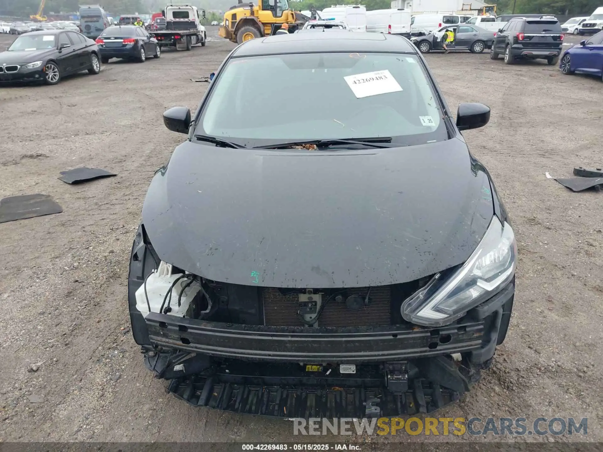12 fotografías del automóvil dañado 3N1AB7APXKY393651 NISSAN SENTRA 2019