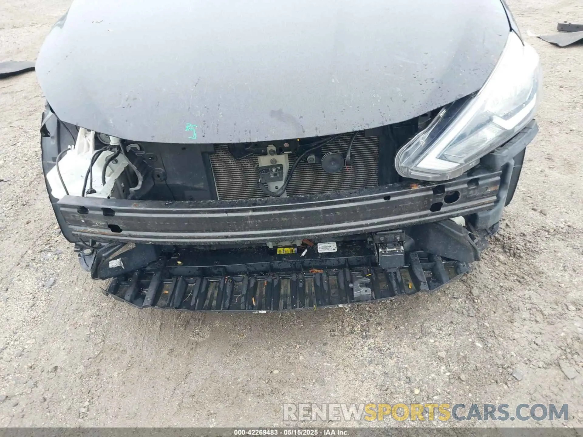 6 fotografías del automóvil dañado 3N1AB7APXKY393651 NISSAN SENTRA 2019