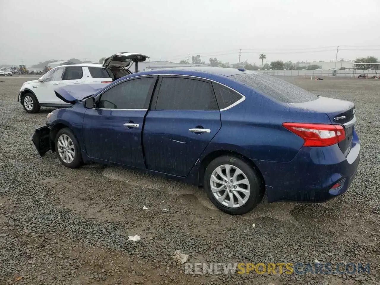 2 fotografías del automóvil dañado 3N1AB7APXKY402591 NISSAN SENTRA 2019