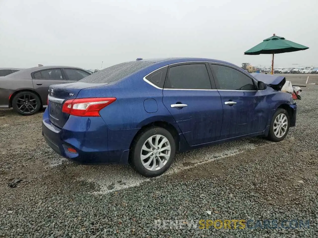 3 fotografías del automóvil dañado 3N1AB7APXKY402591 NISSAN SENTRA 2019