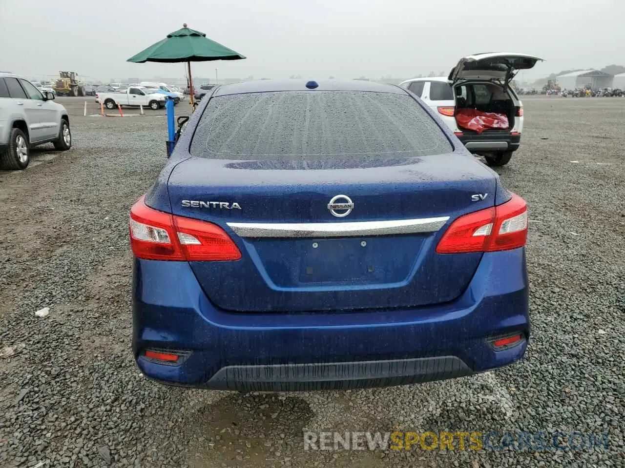6 fotografías del automóvil dañado 3N1AB7APXKY402591 NISSAN SENTRA 2019