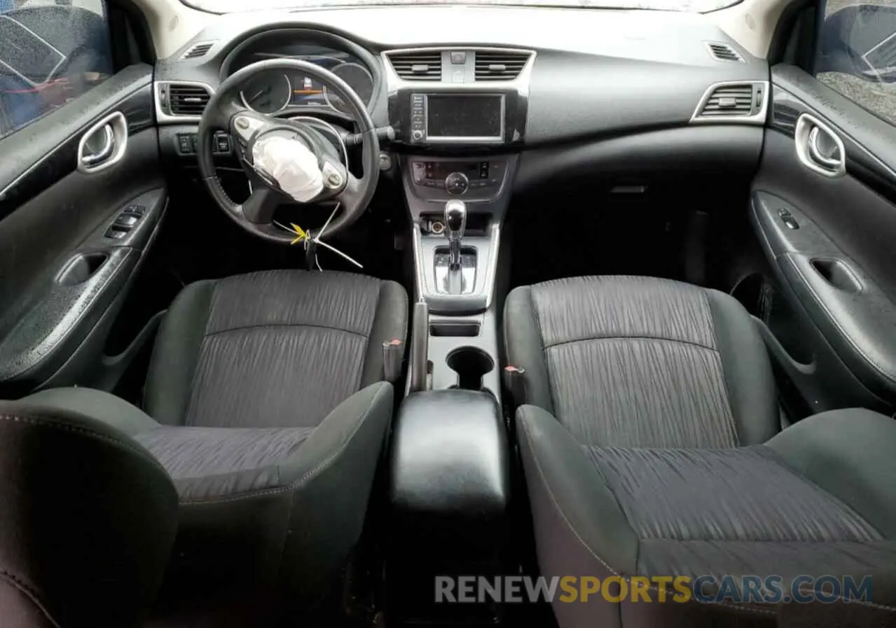 8 fotografías del automóvil dañado 3N1AB7APXKY402591 NISSAN SENTRA 2019