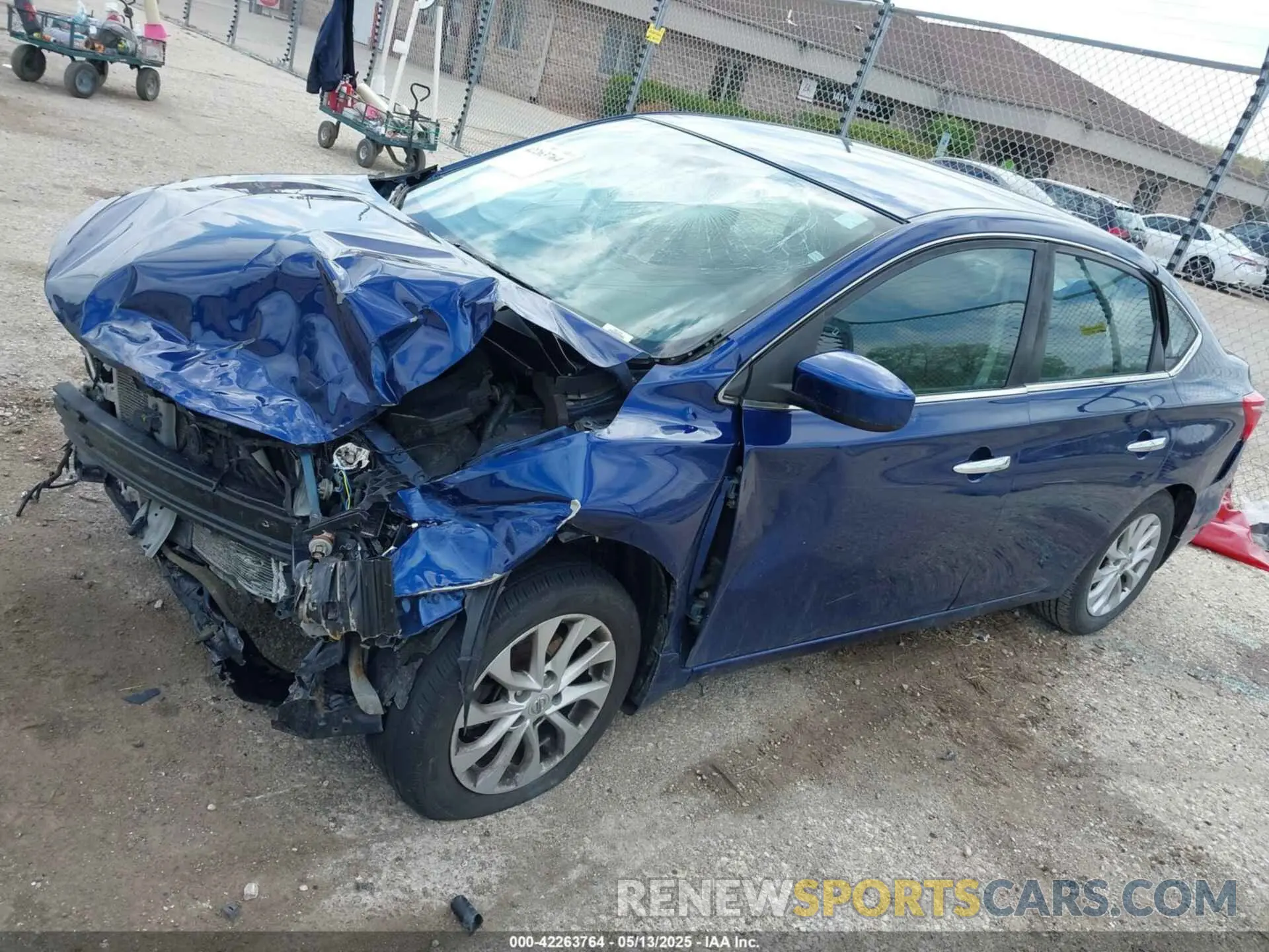 2 fotografías del automóvil dañado 3N1AB7APXKY404390 NISSAN SENTRA 2019