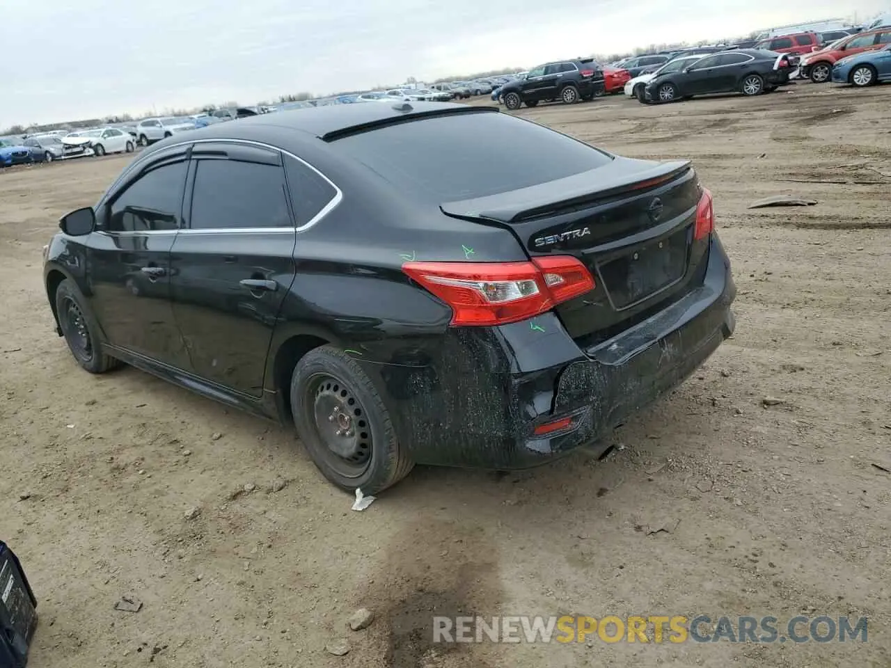 2 fotografías del automóvil dañado 3N1AB7APXKY408097 NISSAN SENTRA 2019