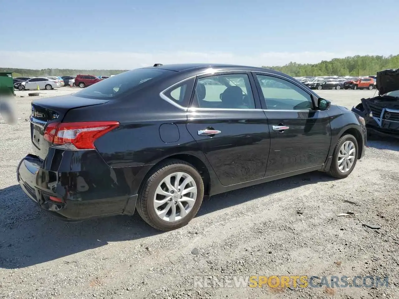 3 fotografías del automóvil dañado 3N1AB7APXKY418841 NISSAN SENTRA 2019