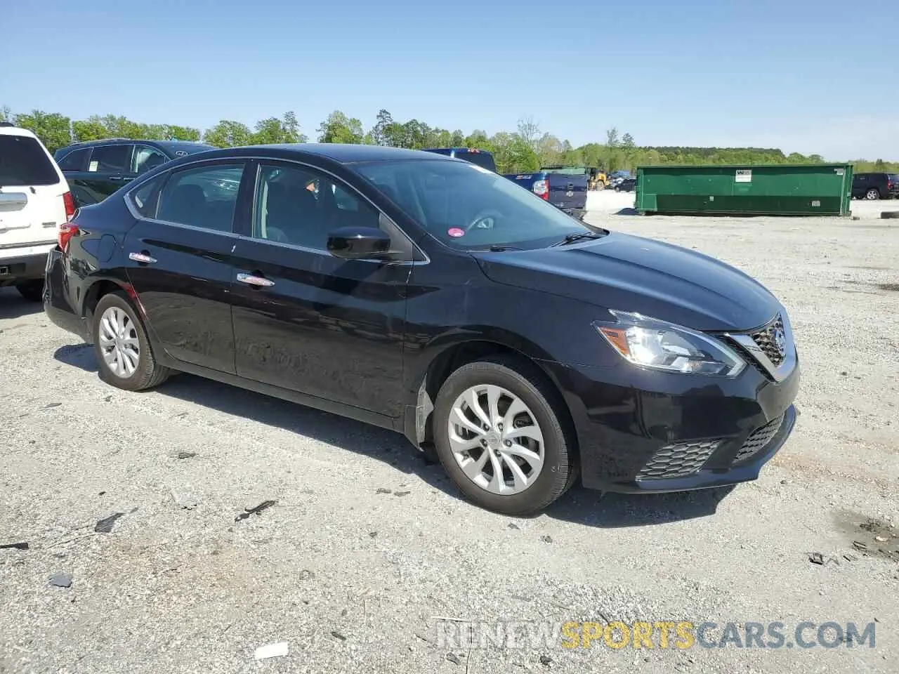 4 fotografías del automóvil dañado 3N1AB7APXKY418841 NISSAN SENTRA 2019