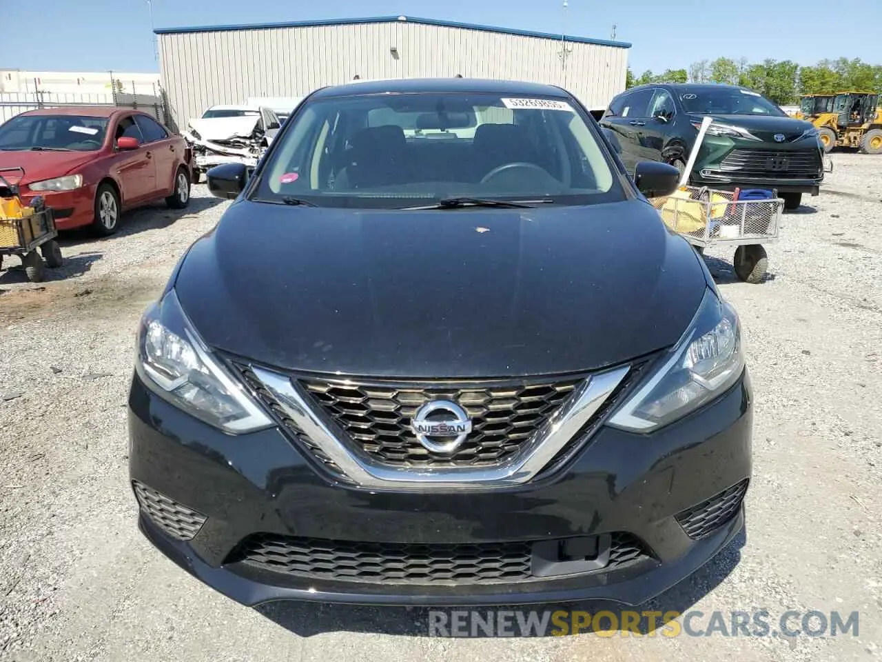 5 fotografías del automóvil dañado 3N1AB7APXKY418841 NISSAN SENTRA 2019