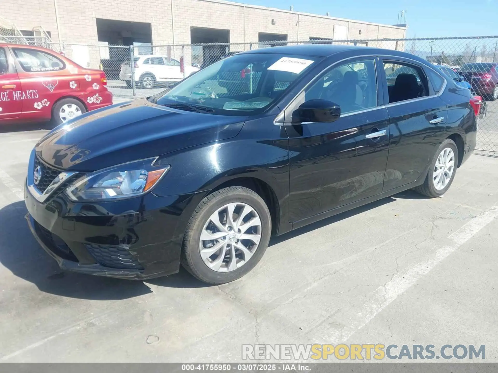 2 fotografías del automóvil dañado 3N1AB7APXKY434084 NISSAN SENTRA 2019