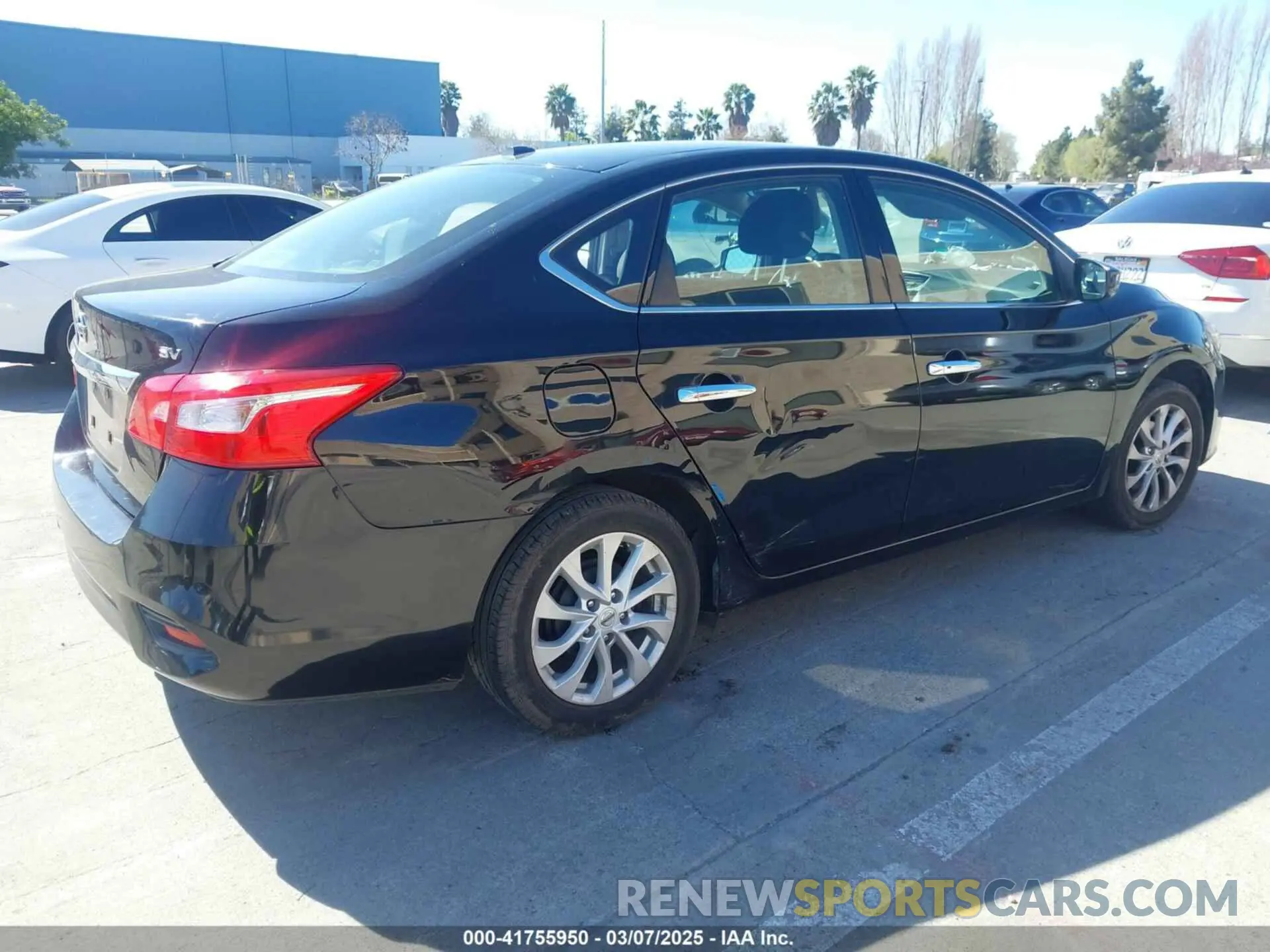 4 fotografías del automóvil dañado 3N1AB7APXKY434084 NISSAN SENTRA 2019