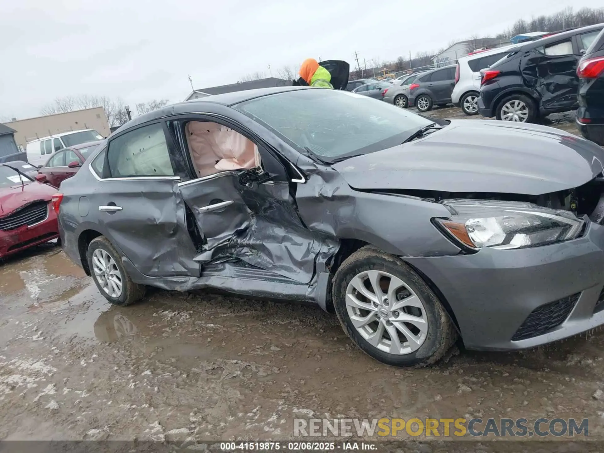 13 fotografías del automóvil dañado 3N1AB7APXKY435669 NISSAN SENTRA 2019