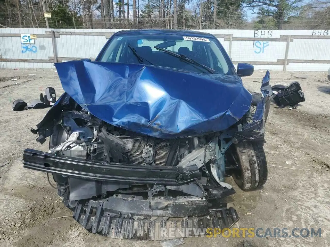 5 fotografías del automóvil dañado 3N1AB7APXKY451208 NISSAN SENTRA 2019