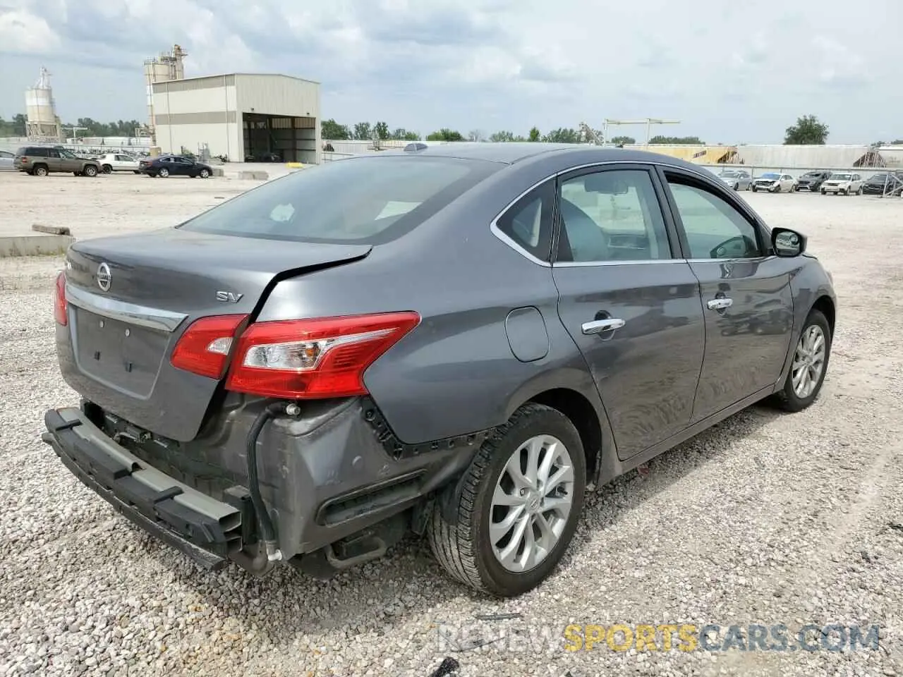 3 fotografías del automóvil dañado 3N1AB7APXKY451287 NISSAN SENTRA 2019