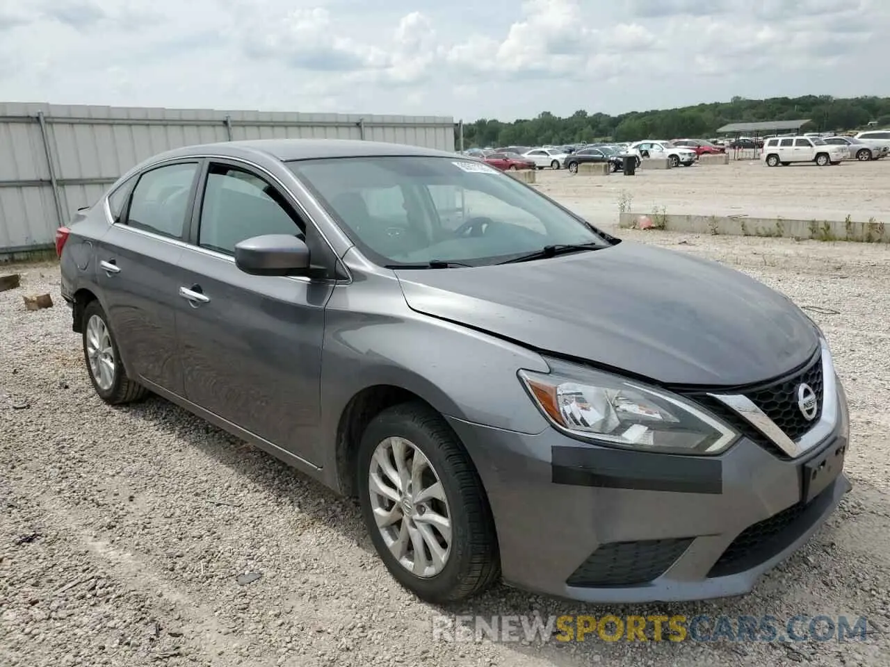4 fotografías del automóvil dañado 3N1AB7APXKY451287 NISSAN SENTRA 2019