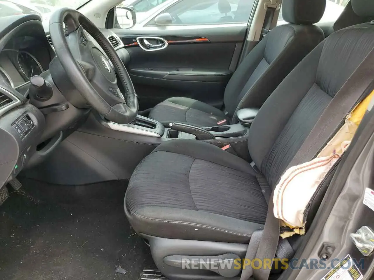 7 fotografías del automóvil dañado 3N1AB7APXKY451287 NISSAN SENTRA 2019