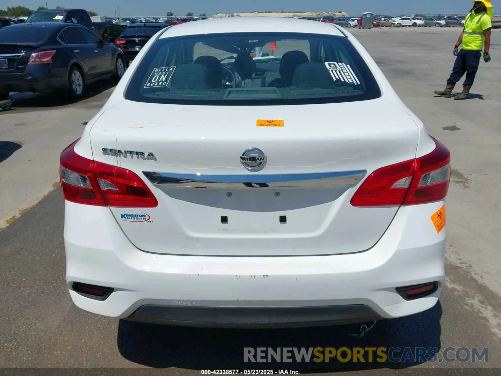 16 fotografías del automóvil dañado 3N1AB7APXKY457008 NISSAN SENTRA 2019