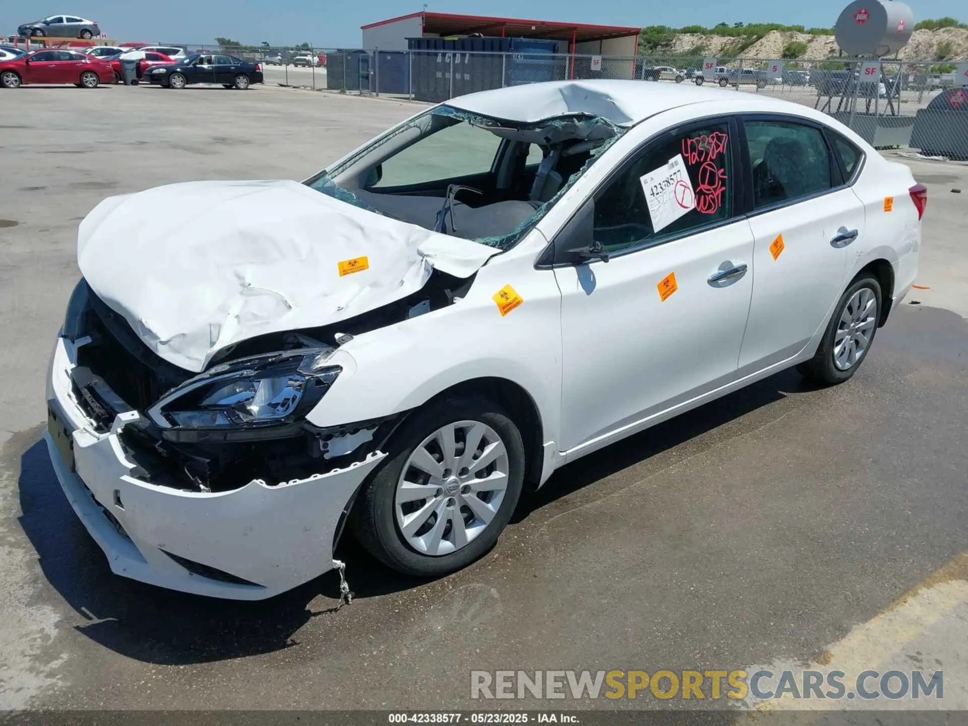 2 fotografías del automóvil dañado 3N1AB7APXKY457008 NISSAN SENTRA 2019