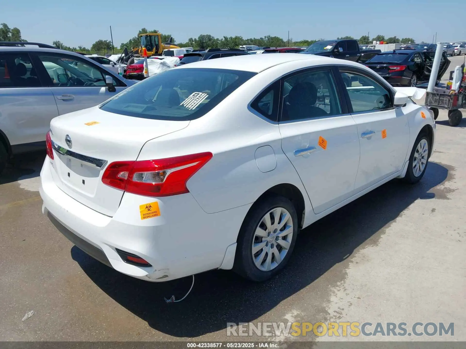 4 fotografías del automóvil dañado 3N1AB7APXKY457008 NISSAN SENTRA 2019