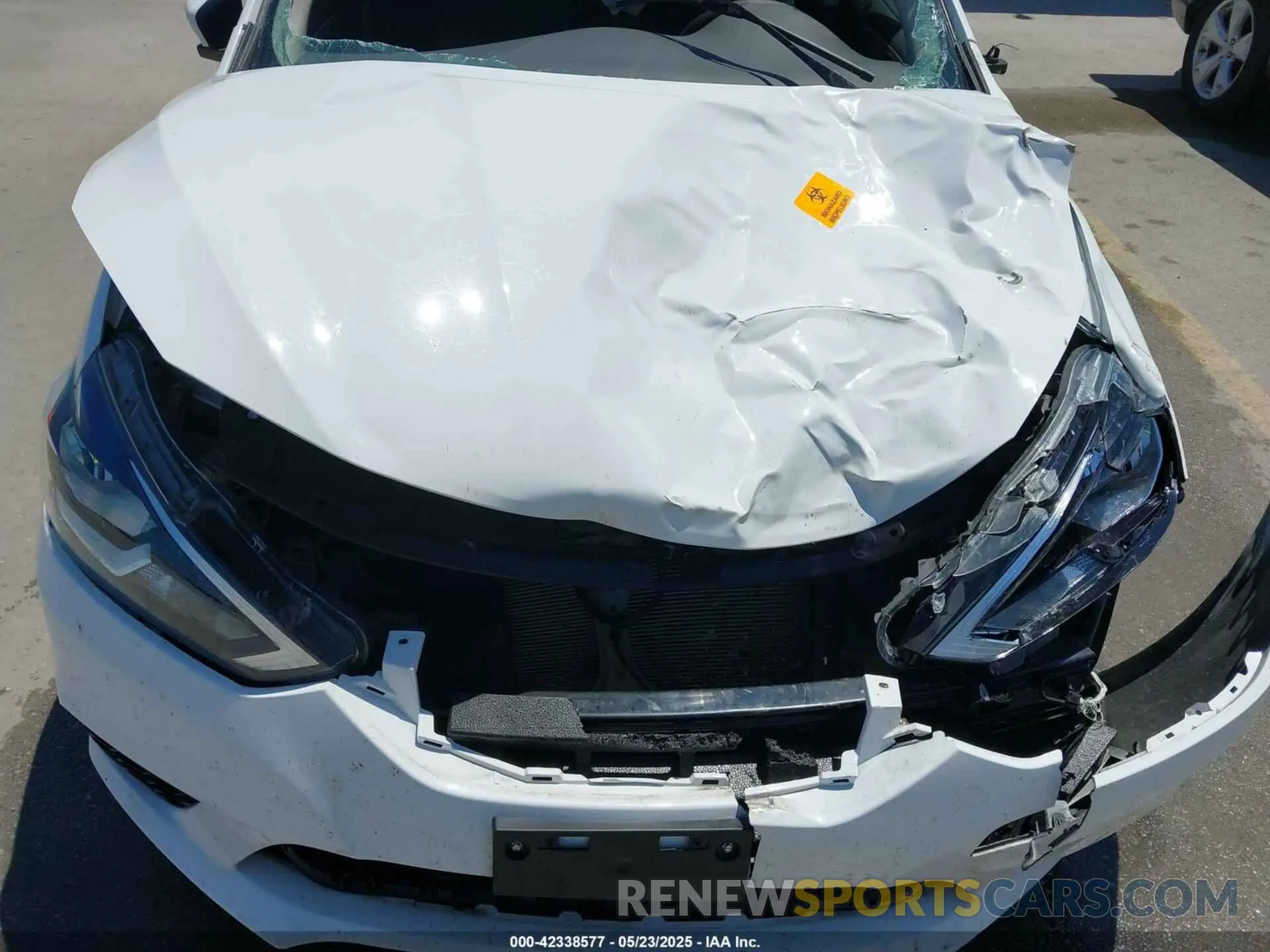 6 fotografías del automóvil dañado 3N1AB7APXKY457008 NISSAN SENTRA 2019