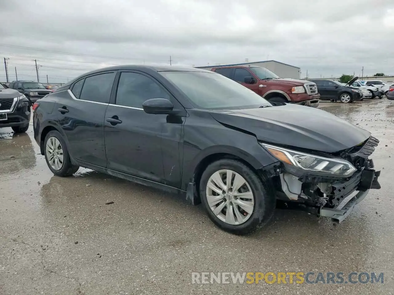 4 fotografías del automóvil dañado 3N1AB8BV0LY254939 NISSAN SENTRA 2020