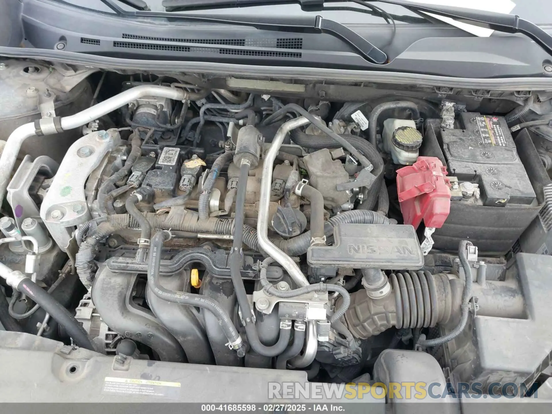 10 fotografías del automóvil dañado 3N1AB8BV0LY261731 NISSAN SENTRA 2020