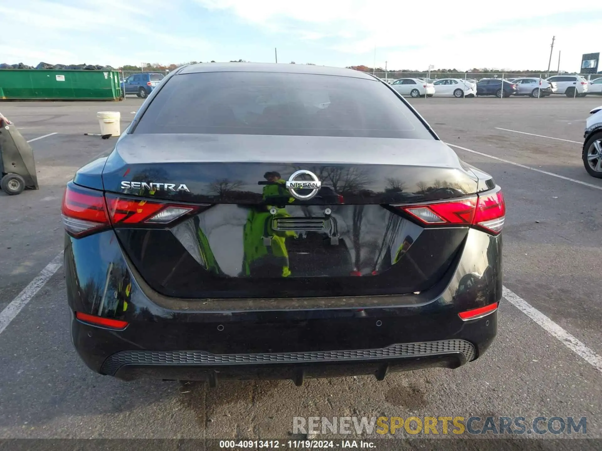 16 fotografías del automóvil dañado 3N1AB8BV1LY218015 NISSAN SENTRA 2020