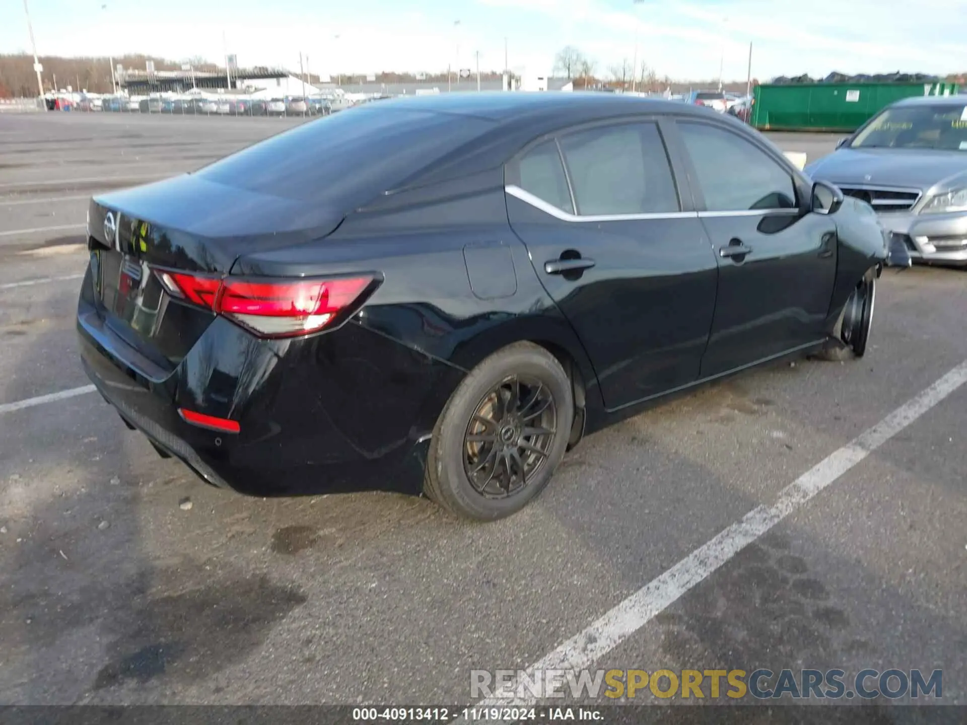 4 fotografías del automóvil dañado 3N1AB8BV1LY218015 NISSAN SENTRA 2020