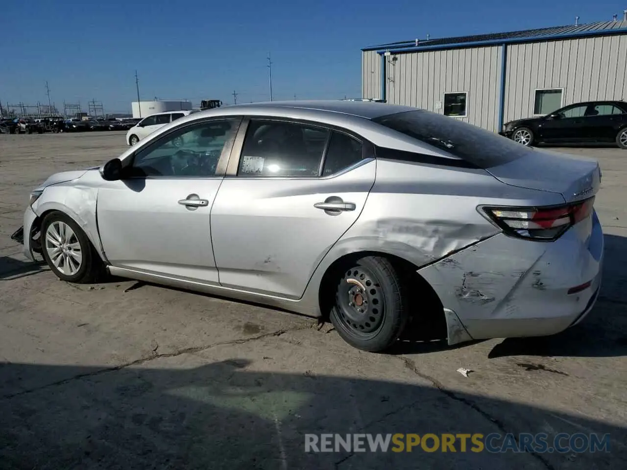 2 fotografías del automóvil dañado 3N1AB8BV1LY221691 NISSAN SENTRA 2020