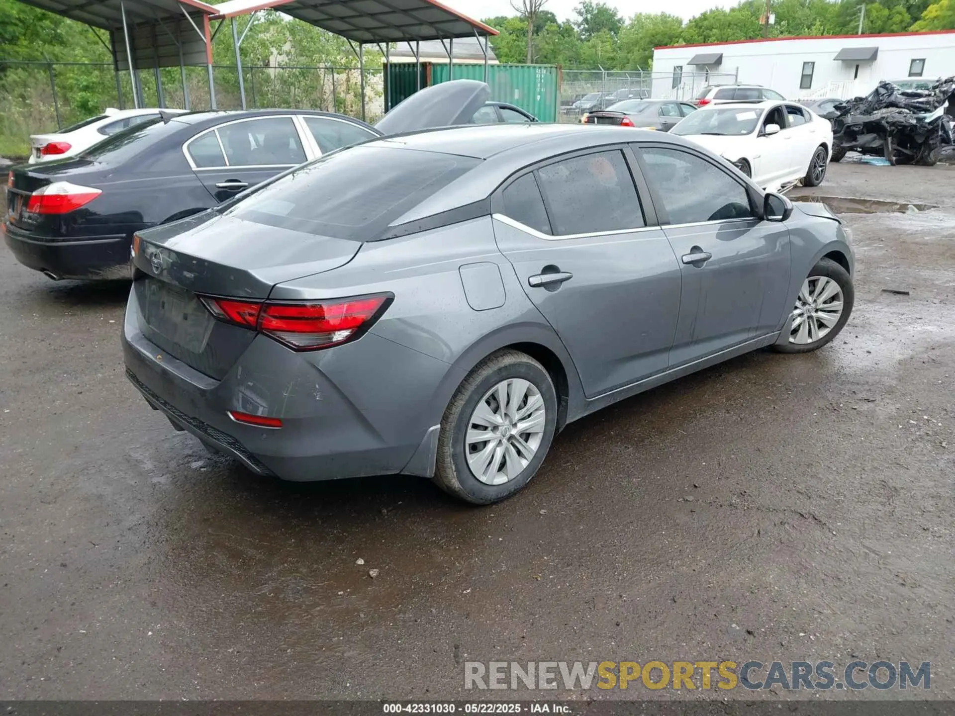 4 fotografías del automóvil dañado 3N1AB8BV1LY224641 NISSAN SENTRA 2020
